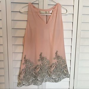 Adrienne Vittadini Light Pink Top